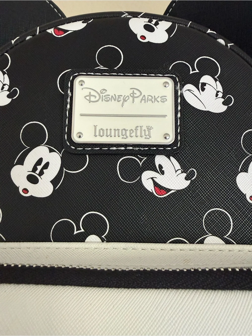 Loungefly Black & White Mickey Mouse Mini Backpack